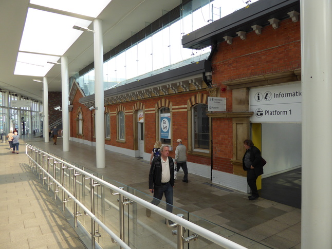 Altrincham platform 1 entrance