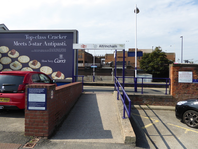 Altrincham car park exit