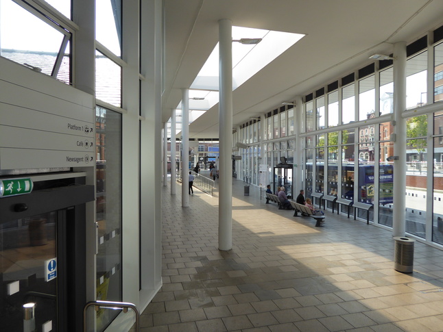 Altrincham footbridge exit