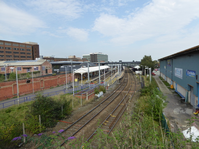 Altrincham looking north from bridge
