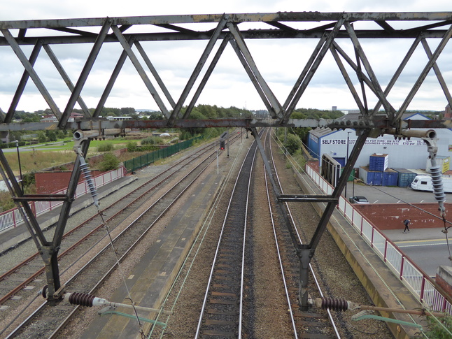 Ashburys looking east from footbridge
