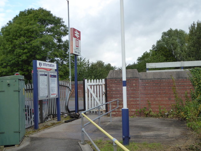 Belle Vue platform 1 exit