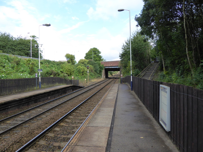 Belle Vue platform 2 looking north