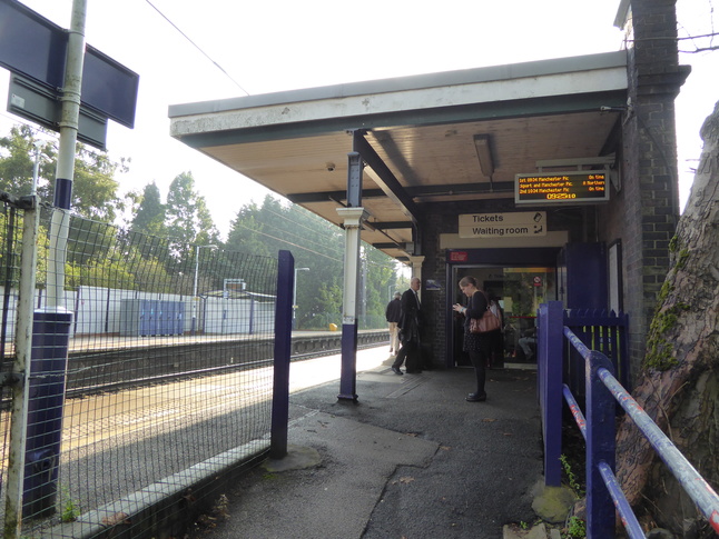 Bramhall platform 1 entrance