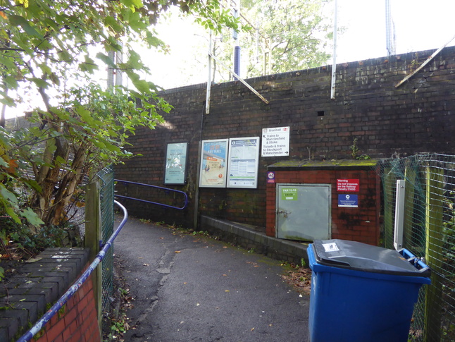 Bramhall platform 2 entrance ramp