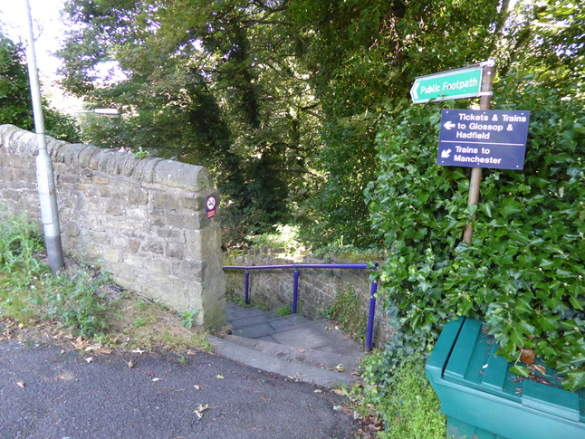 Broadbottom platform 2 entrance
