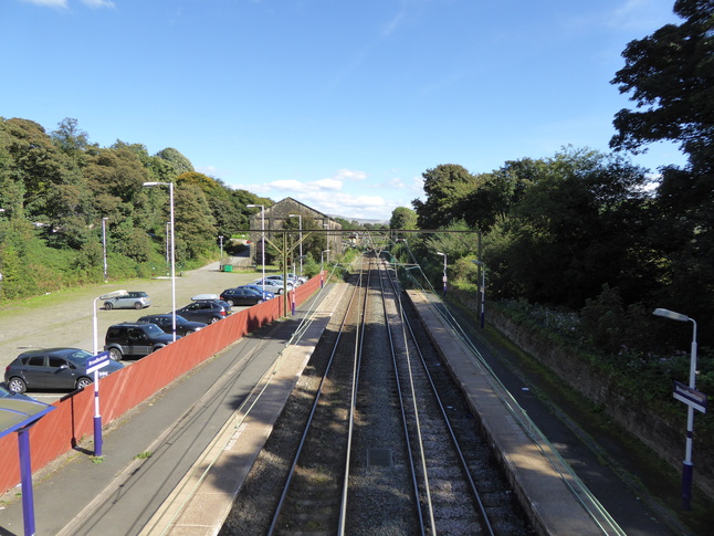 Broadbottom looking east from footbridge