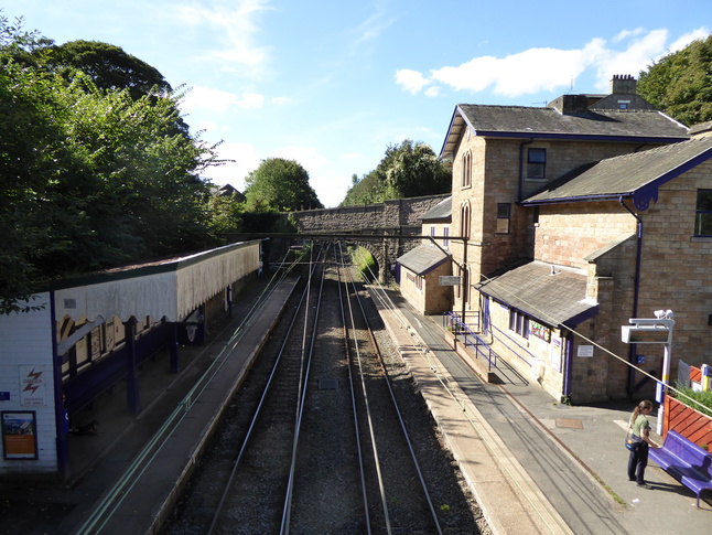 Broadbottom looking west from footbridge