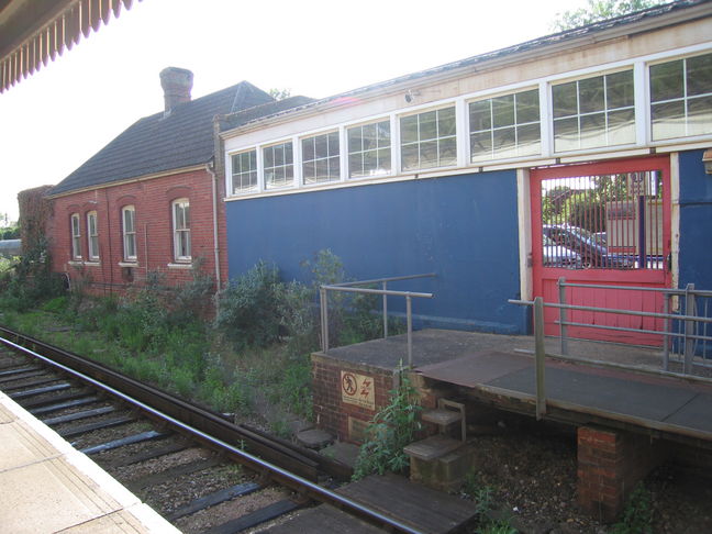 Brockenhurst station
building rear