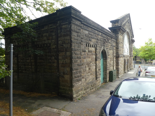 Buxton fan window wall from north