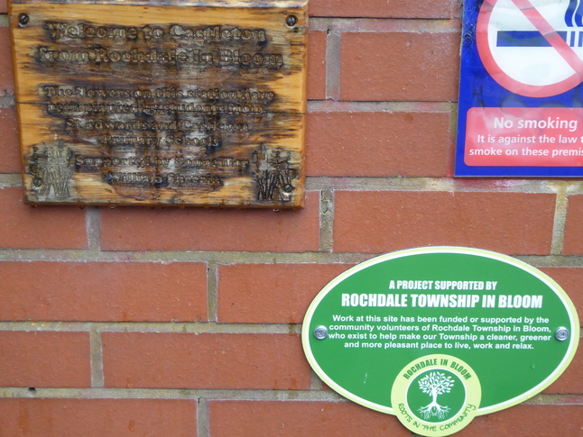 Castleton platform 1 plaques