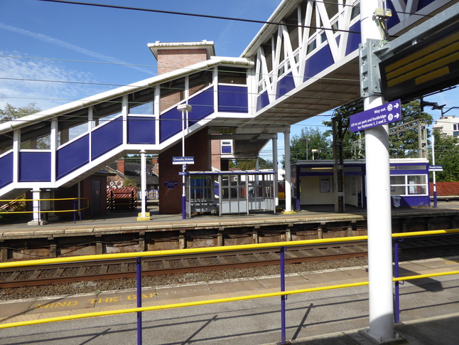 Cheadle Hulme platform 3 seen from platform 4