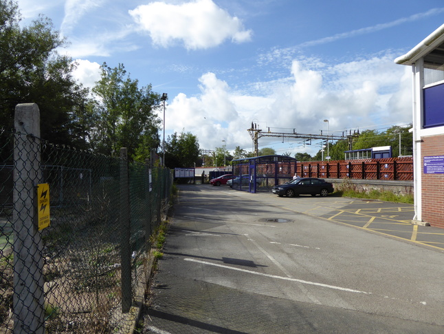 Cheadle Hulme car park looking south