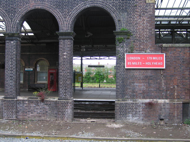 Chester island platforms seen from
platform 3
