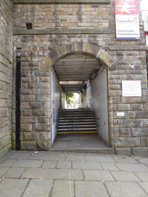 Church and
Oswaldtwistle subway