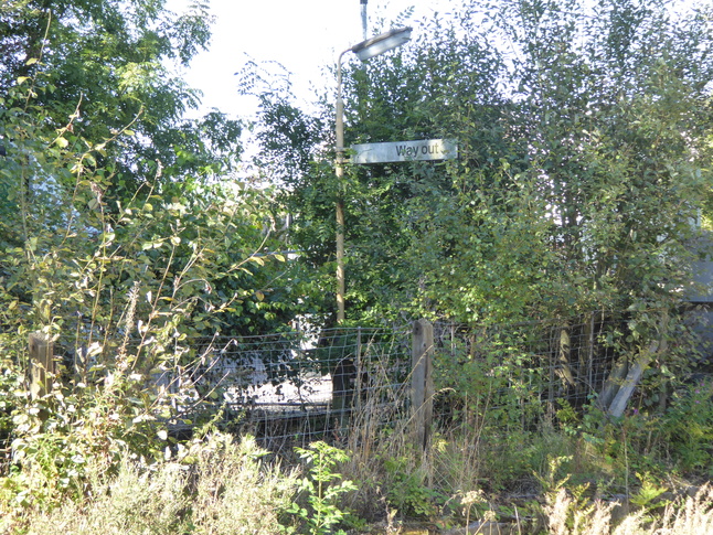 Dinting disused exit