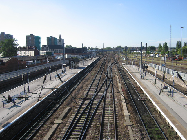 Doncaster from bridge
looking south