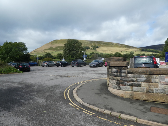 Edale car park entrance