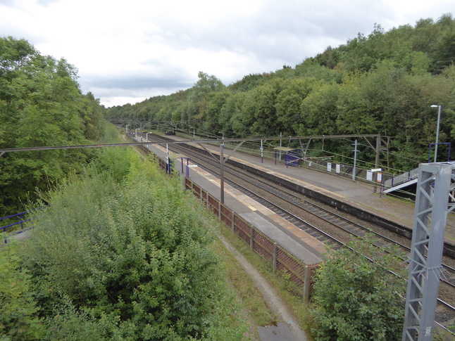 Fairfield looking east from road bridge