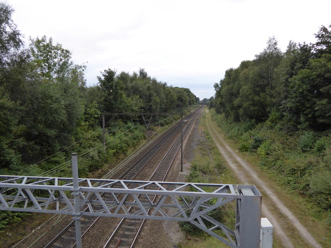 Fairfield looking west from road bridge