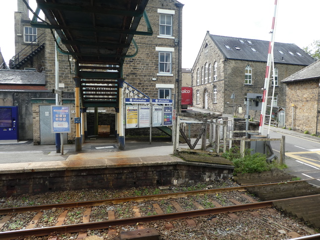 Furness Vale under footbridge