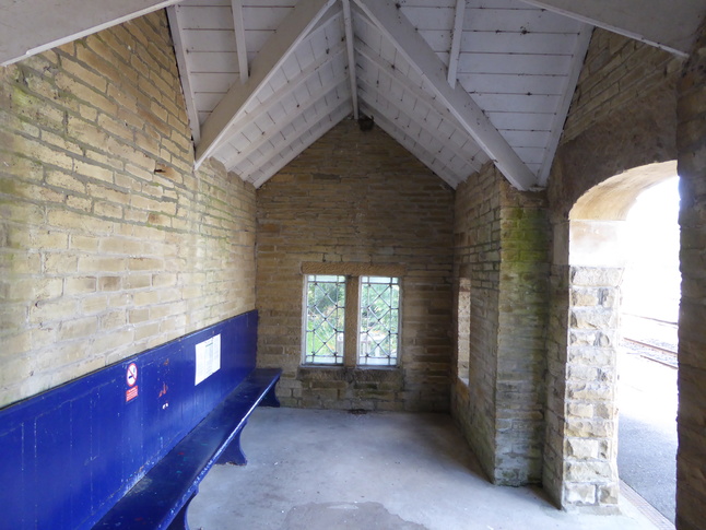 Gargrave platform 2 inside the
shelter