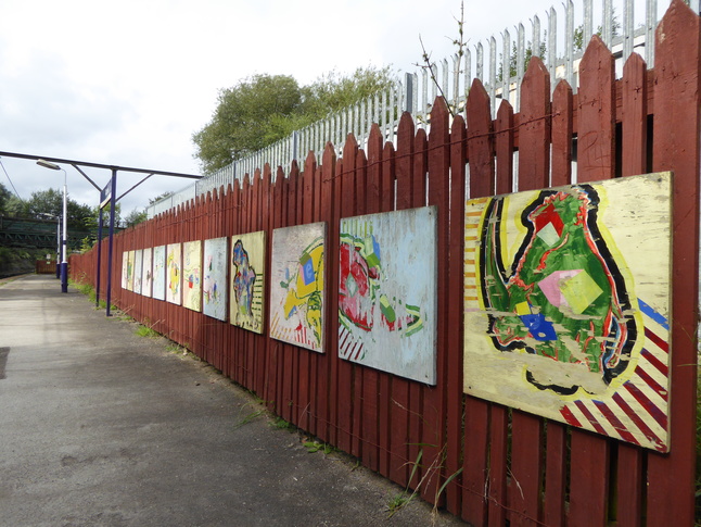 Gorton platform 2 murals