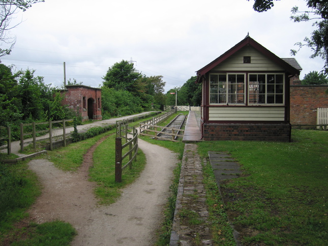 Hadlow Road down platform looking
west