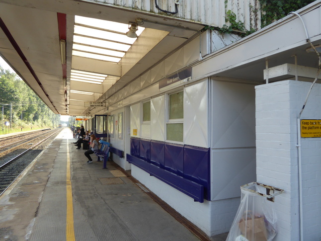 Heald Green platform 1 under canopy
