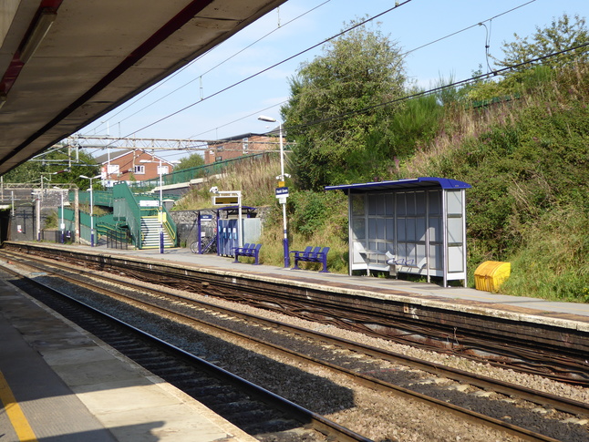 Heald Green platform 2 seen from platform 1