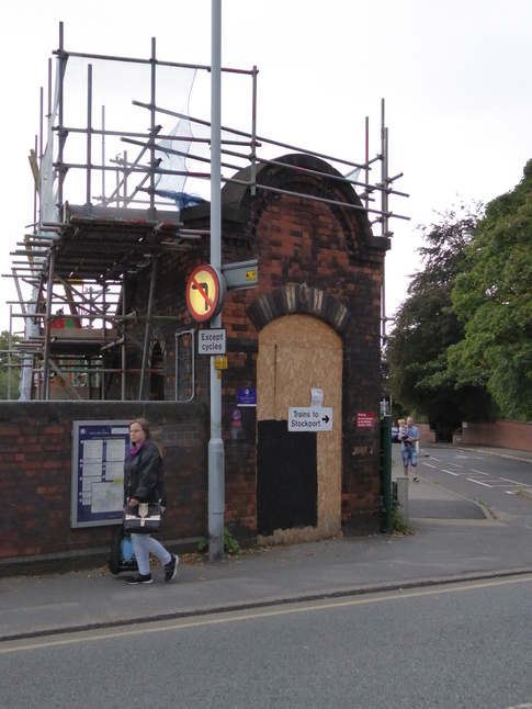 Heaton Chapel platform 1 entrance