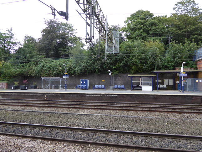 Heaton Chapel platform 1 seen from platform 2