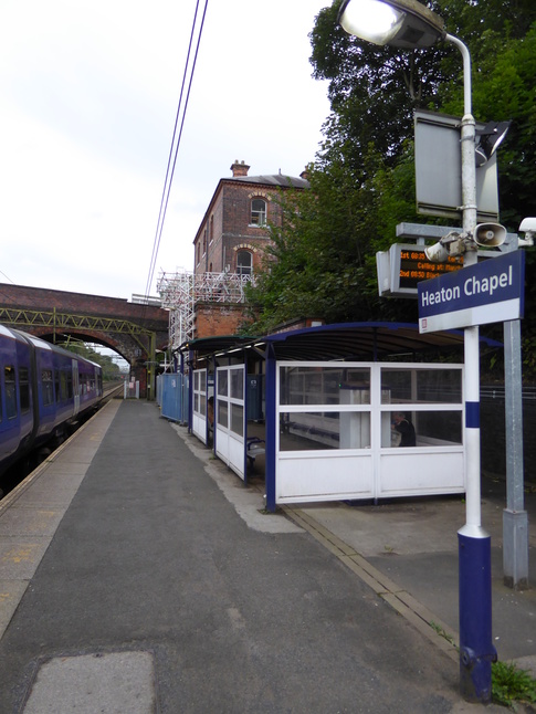 Heaton Chapel platform 2 looking north