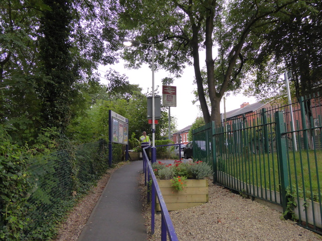 Heaton Chapel platform 2 ramp