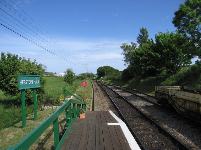 Herston Halt, looking east