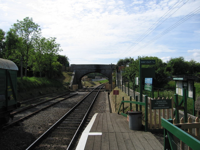 Herston Halt, looking west