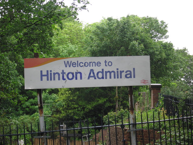Hinton Admiral sign