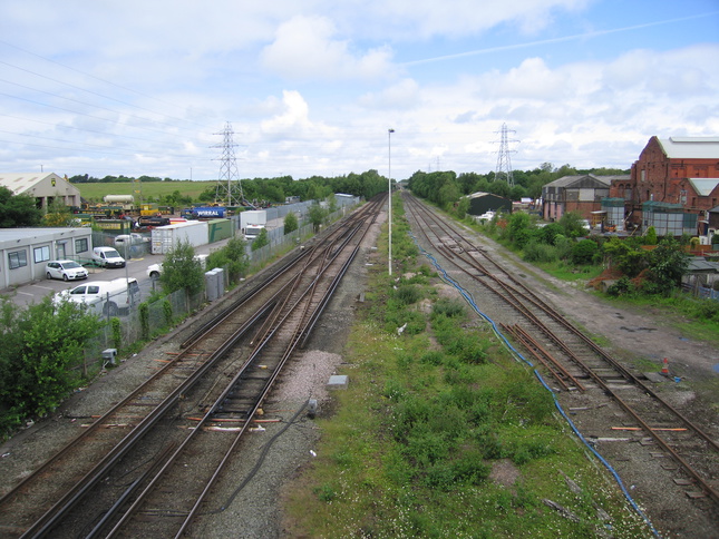 Hooton from bridge looking
north
