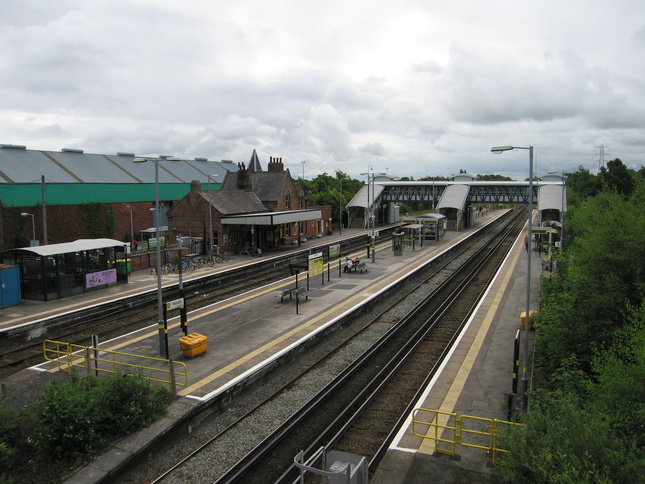 Hooton from bridge looking
south
