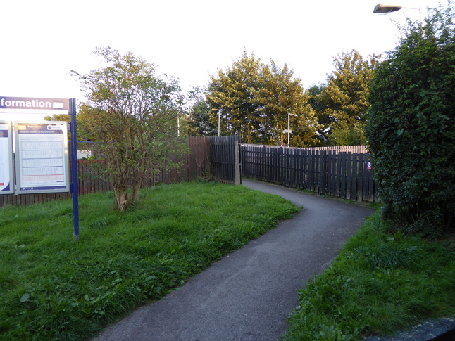Humphrey Park platform 1 ramp