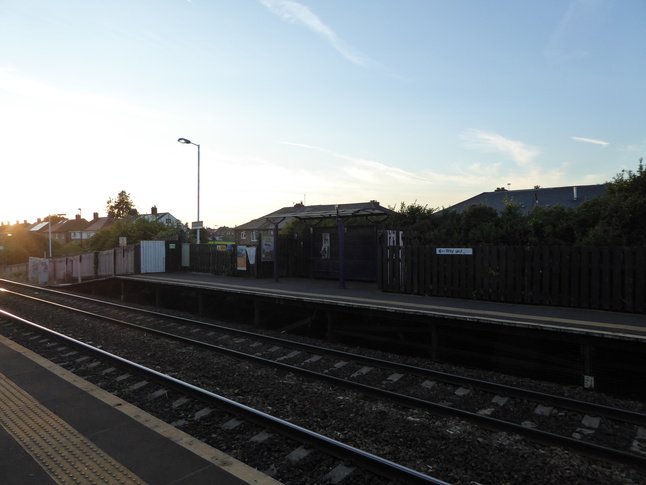 Humphrey Park platform 1 shelter