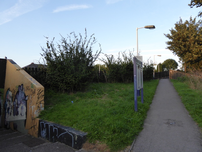 Humphrey Park platform 2 ramp
