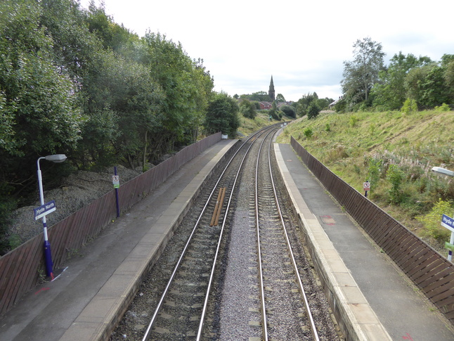 Hyde North looking south from footbridge