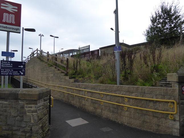 Littleborough platform 1 entrance