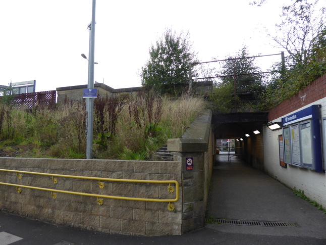 Littleborough platform 1 subway end