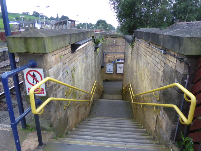 Littleborough platform 2 steps