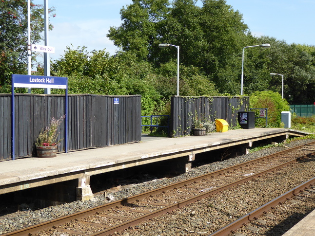 Lostock Hall car park entrance