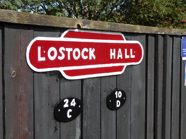 Lostock Hall old style sign