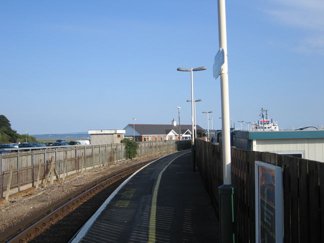 Lymington Pier platform
end