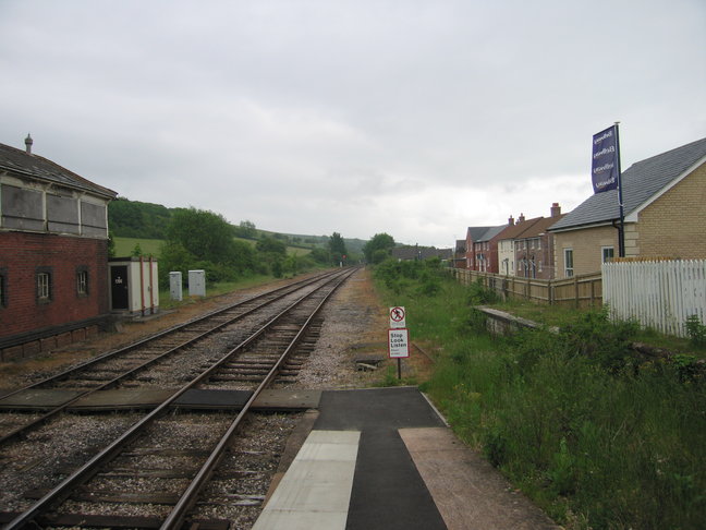 Maiden Newton looking south